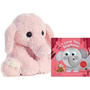 ebba Lil Benny Phant, Pink Plush Stuffed Elephant Stuffed Animal Elephant Gift